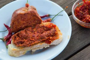 crostini con la 'nduja