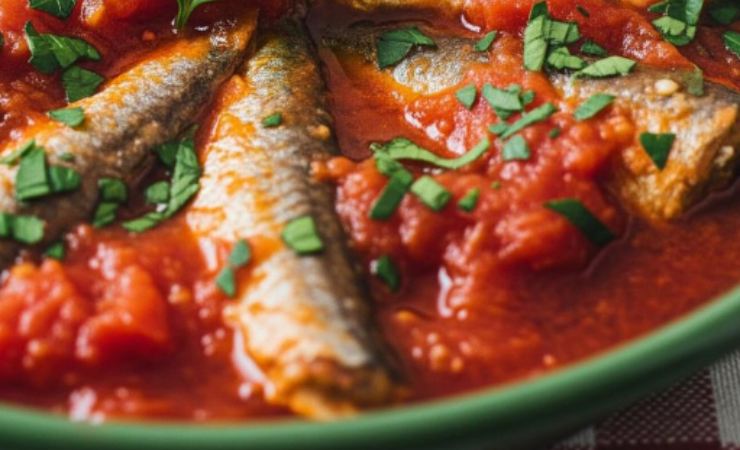 Acciughe nel sugo