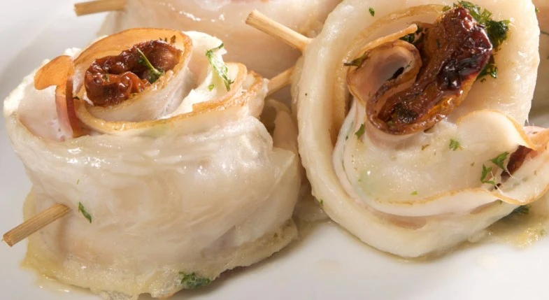 Involtini di pesce con ripieno