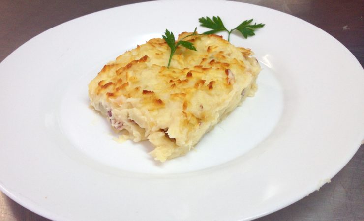 fetta di lasagna di patate