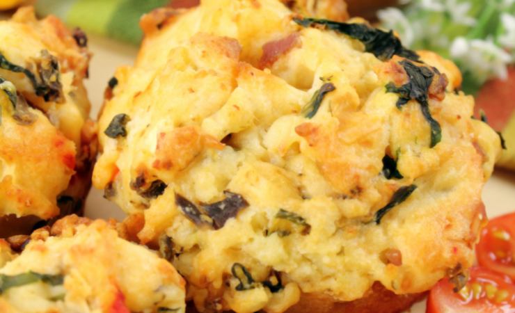 Muffin con pomodorini e verdure