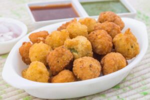 polpette fritte dentro una teglia