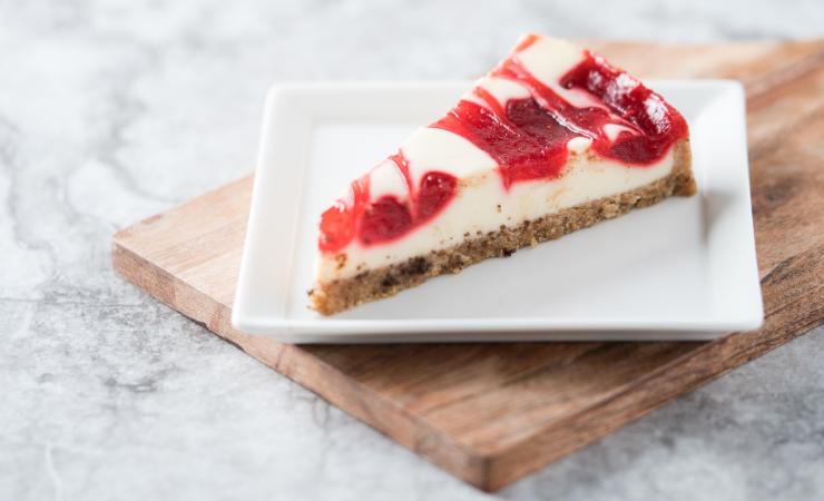 fetta di torta marmorizzata