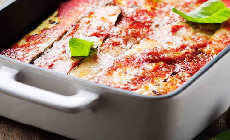 zucchine alla pizzaiola in teglia