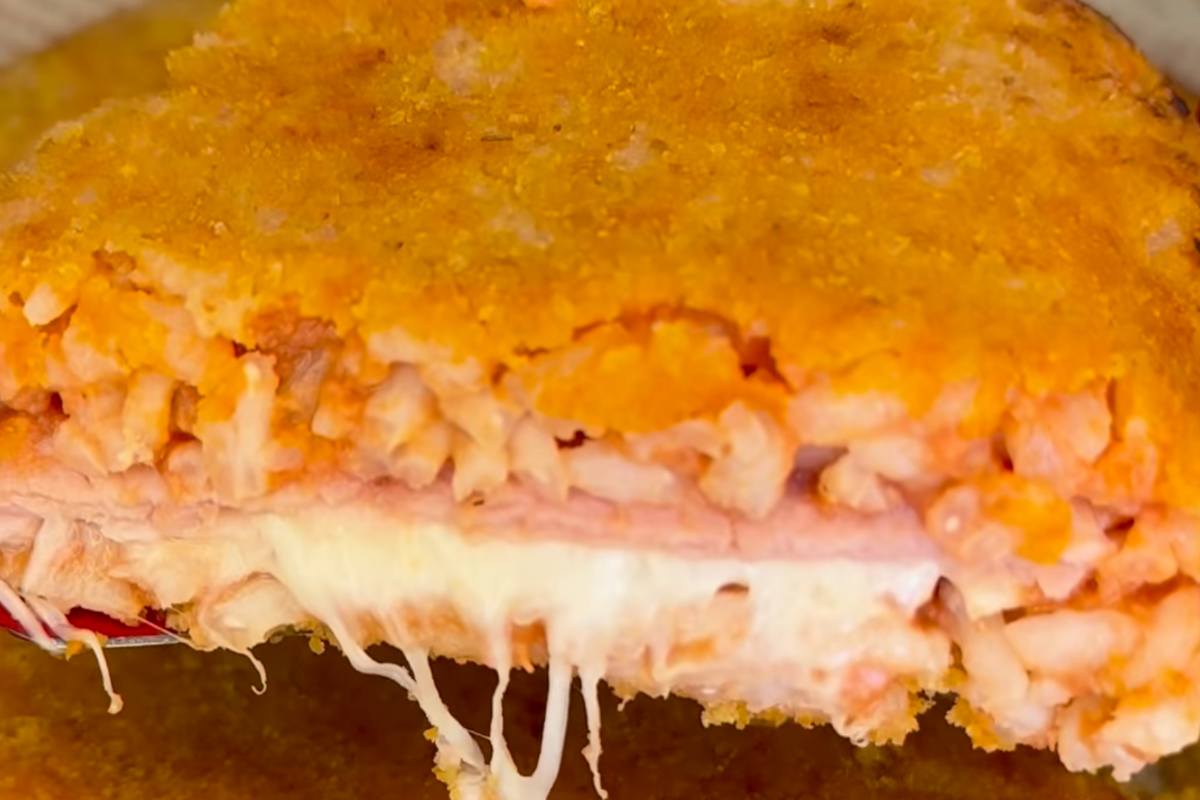 sformato di riso in padella