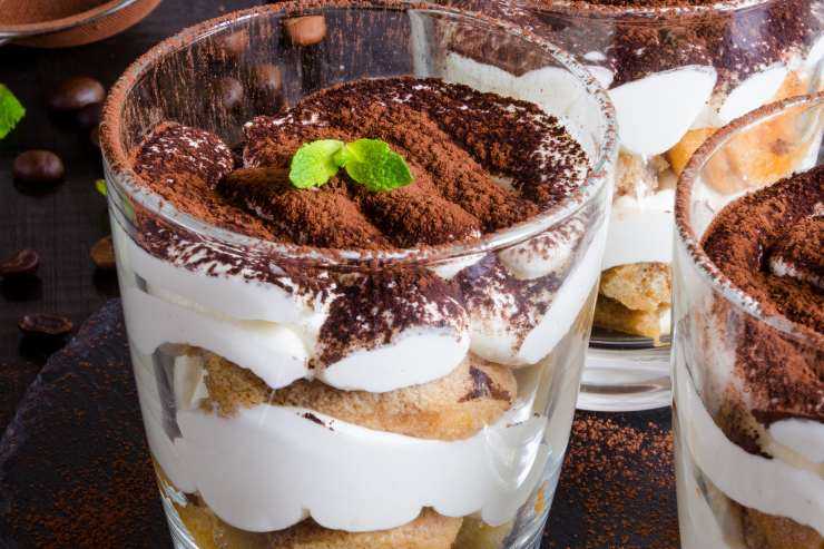 bicchiere di tiramisù