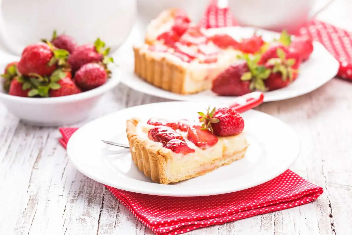 crostata ricotta e fragole