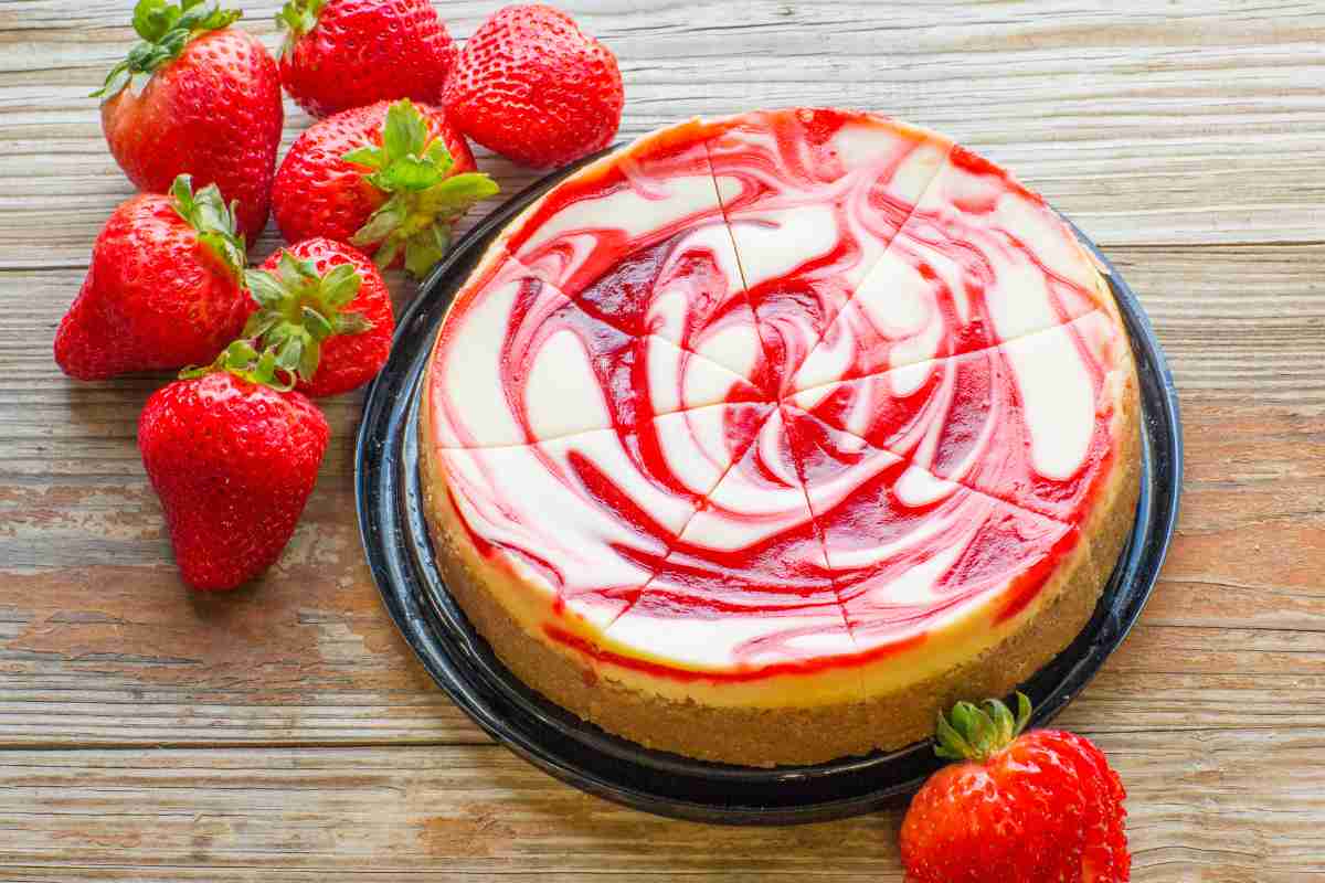 cheesecake marmorizzata
