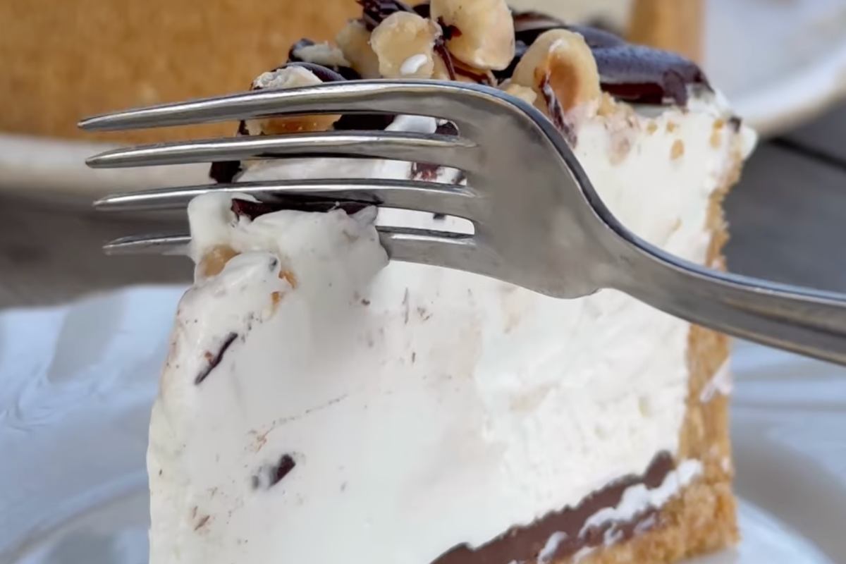 fetta di torta gelato
