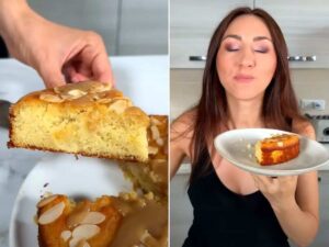 diana mangia torta al limone