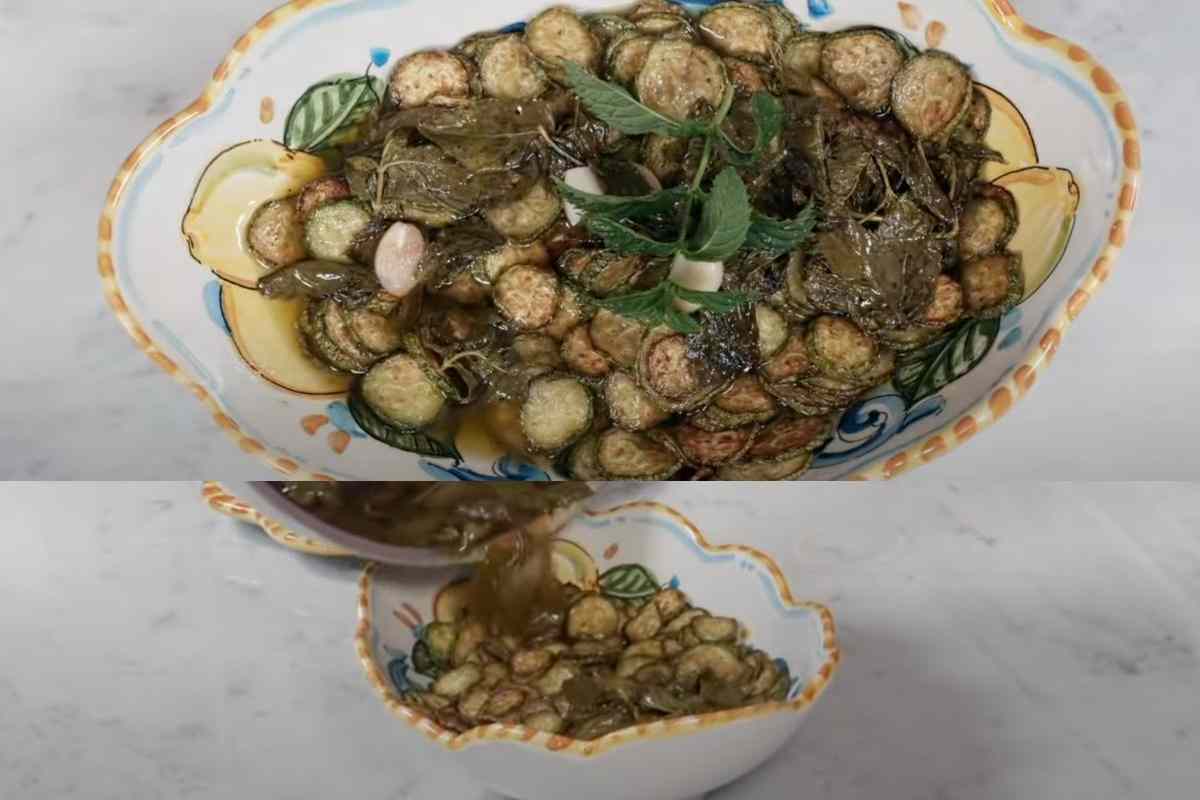 zucchine alla scapece e la preparazione