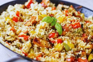 cous cous con verdure
