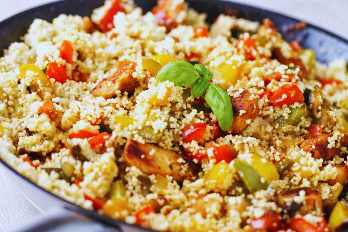 cous cous con verdure