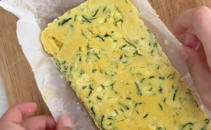 impasto con farina di ceci e zucchine