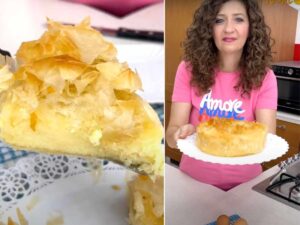 floriana con fetta di bougatsa