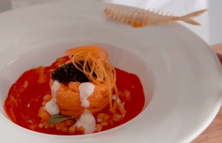 Soufflè di carote di Bruno Barbieri