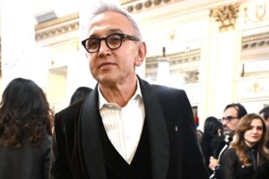 Bruno Barbieri in abito elegante