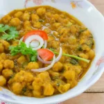 piatto di ceci al curry