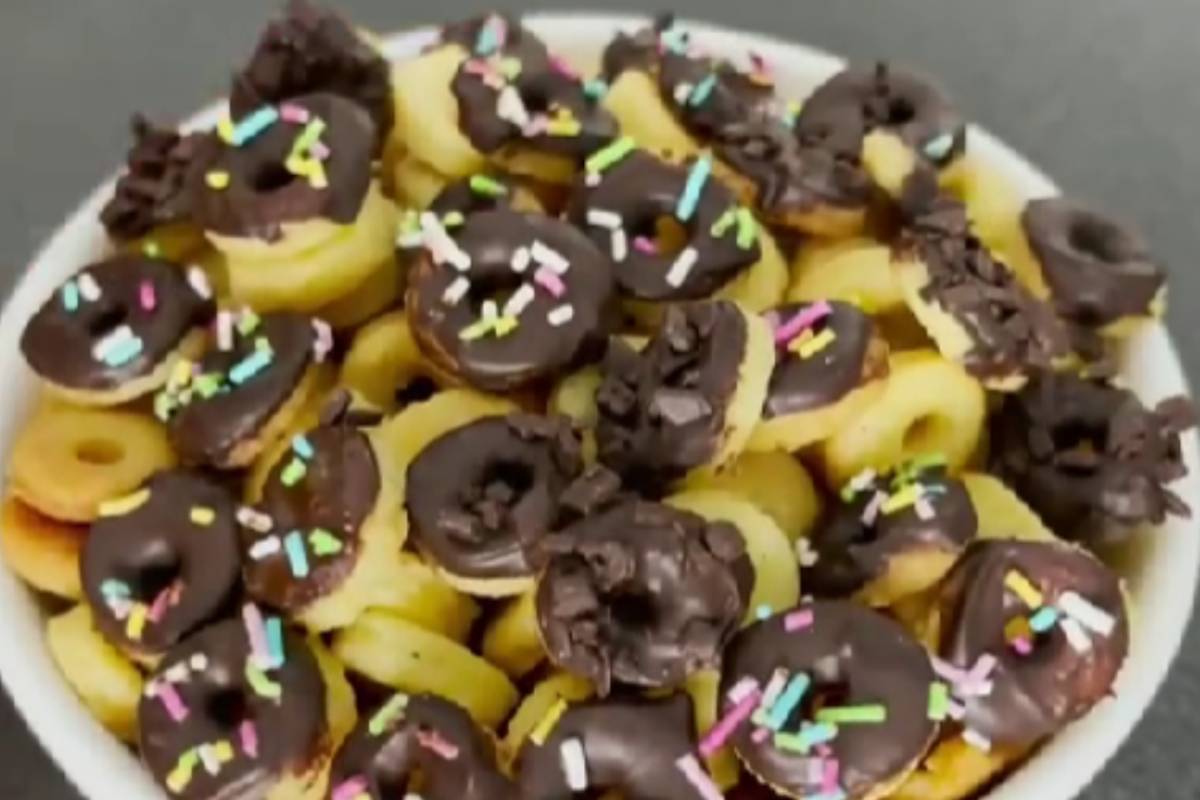 cereali virali a forma di ciambelline