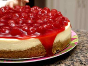 cheesecake con le amarene