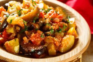 Piatto a base di verdure