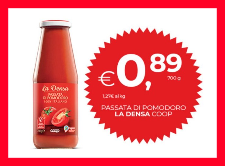 confezione passata pomodoro coop