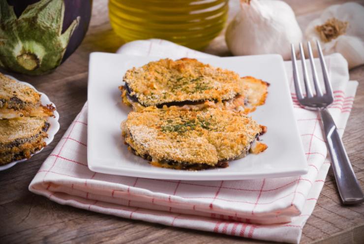 cotolette di melanzane panate