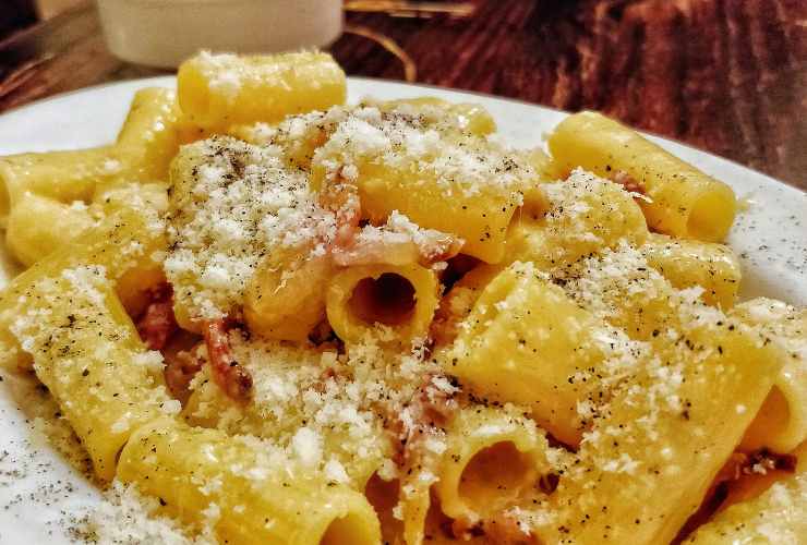 rigatoni alla carbonara
