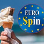 logo eurospin e cono gelato