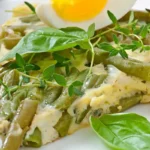 frittata con fagiolini
