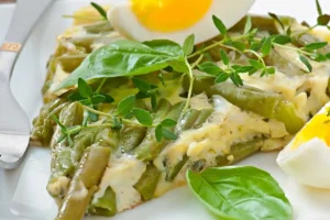 frittata con fagiolini