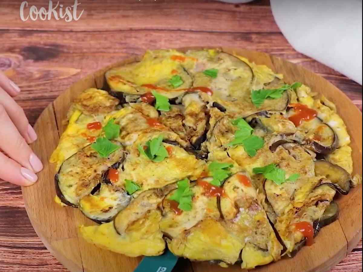 frittata di melanzane