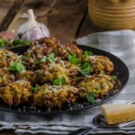 piatto di frittelle alla menta