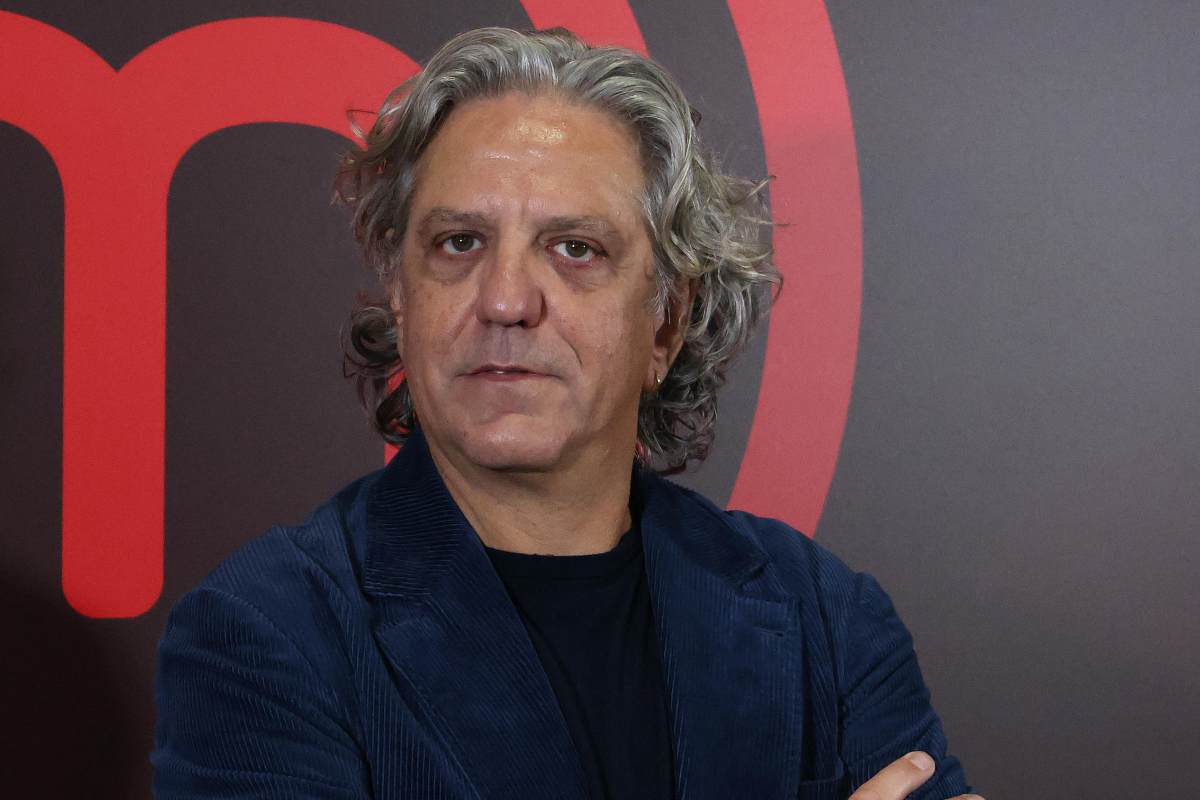 Giorgio Locatelli con espressione seria
