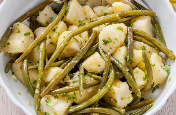 insalata di fagiolini e patate