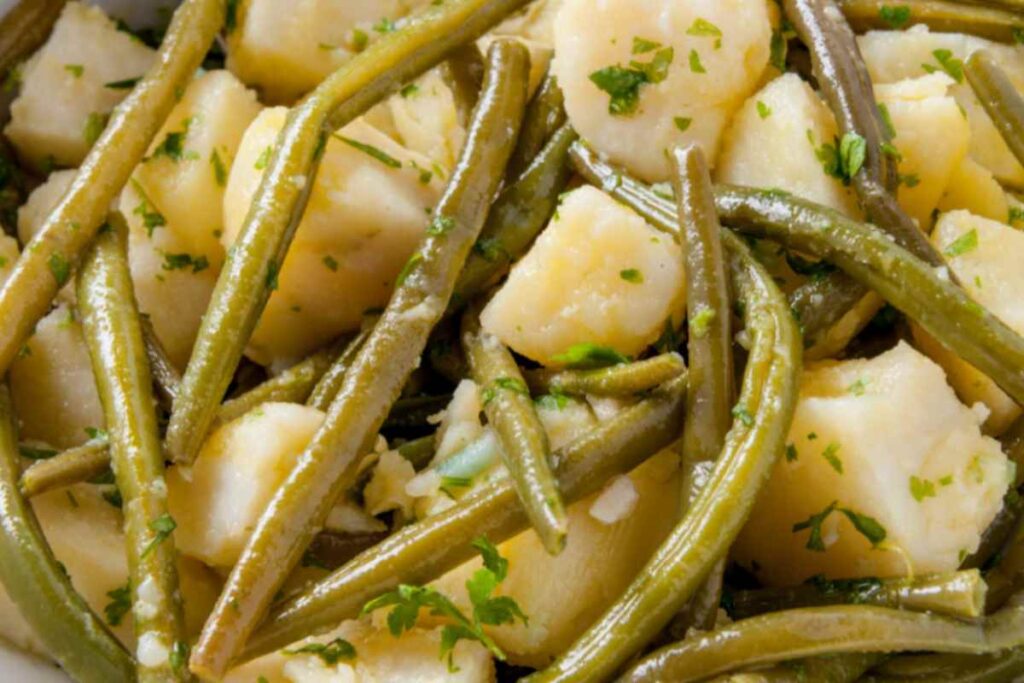 fagiolini e patate