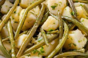 fagiolini e patate