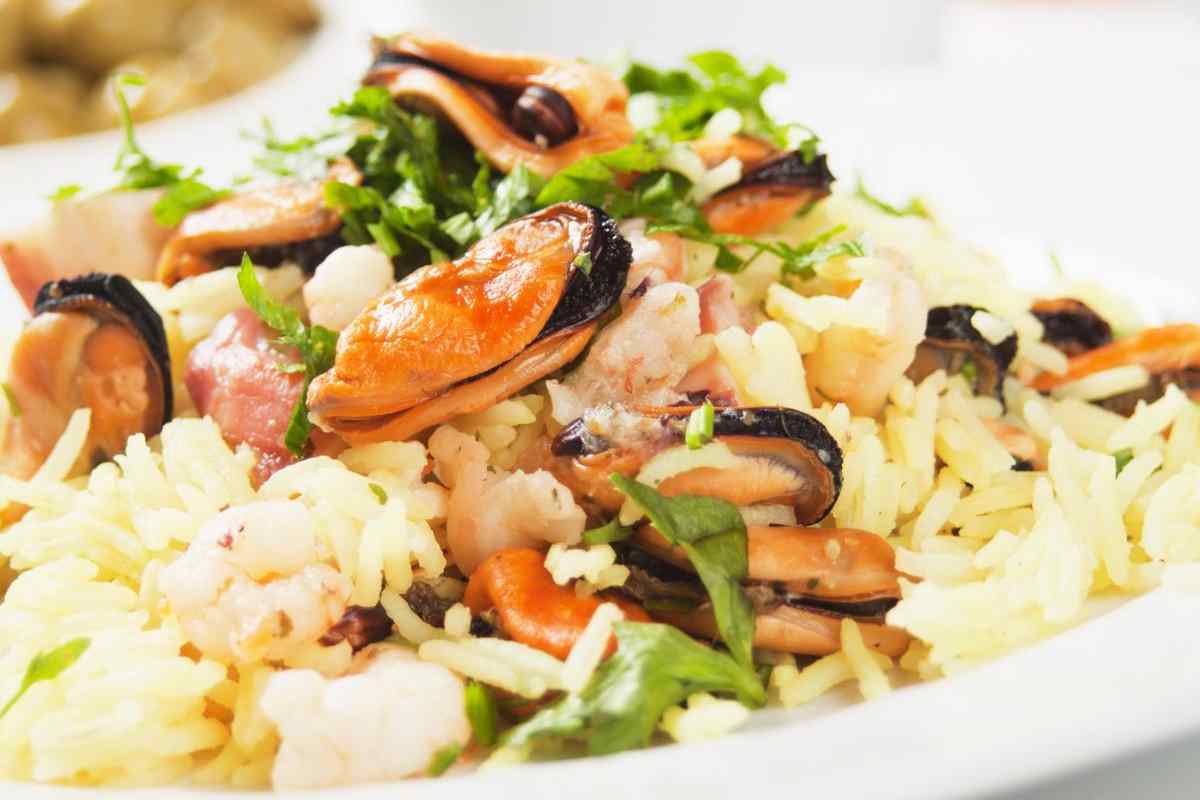 riso con cozze