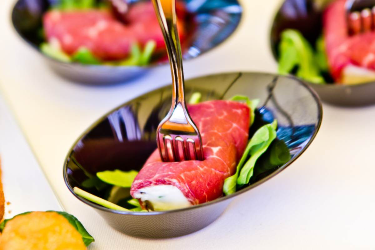 involtino di bresaola con philadelphia