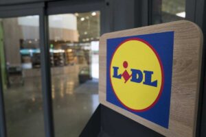 Punto vendita con logo LIdl