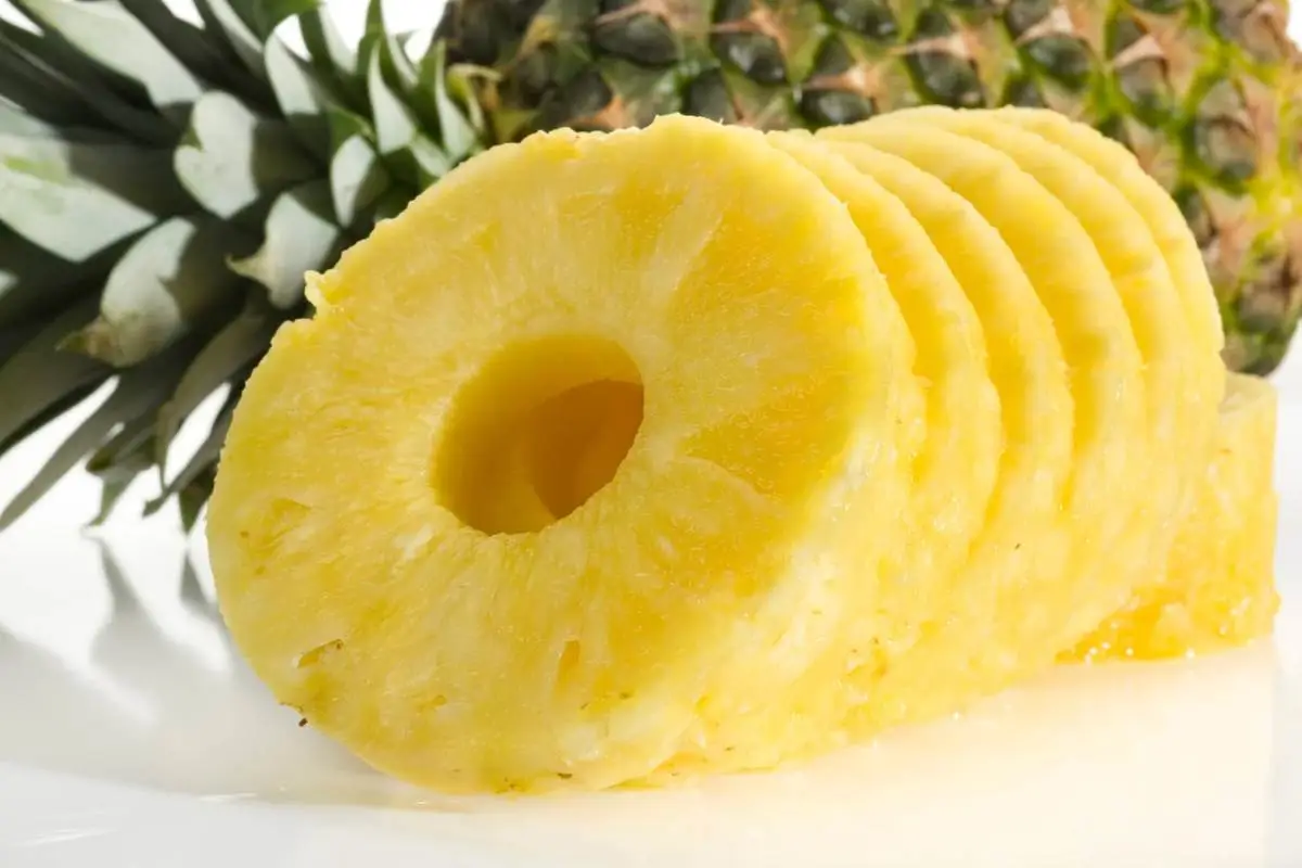 fette di ananas tonde
