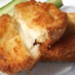 Mozzarella in carrozza tagliata a metà