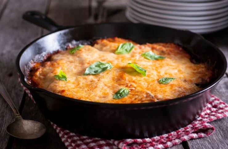 parmigiana dentro alla padella