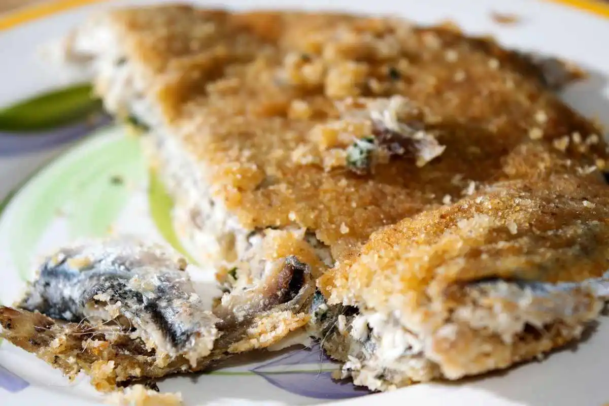 Parmigiana di alici tagliata