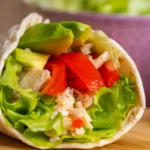 piadina con pollo avocado e pomodori