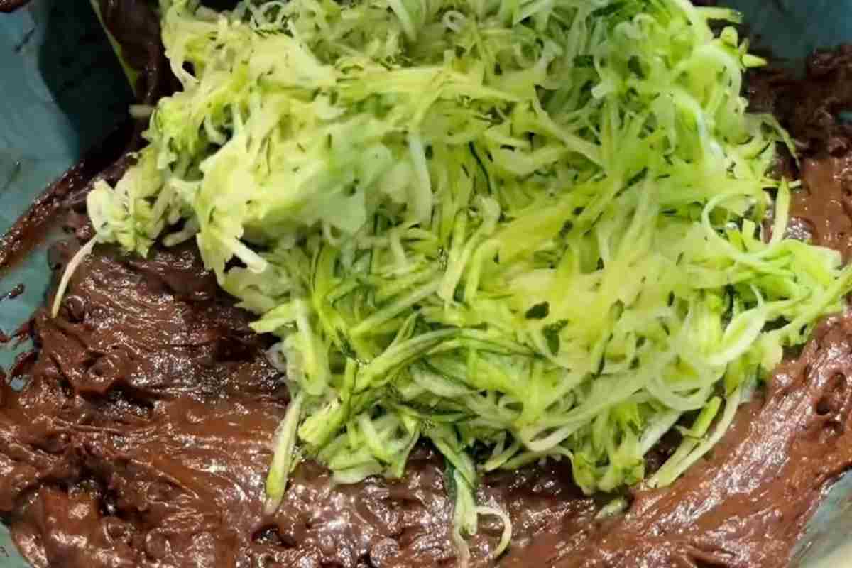 impasto al cacao con zucchine 