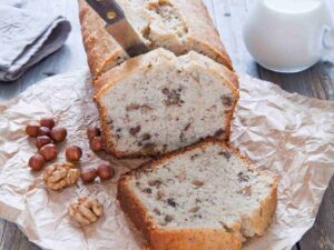 plumcake con le nocciole