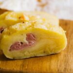 fette di polpettone con prosciutto e mozzarella