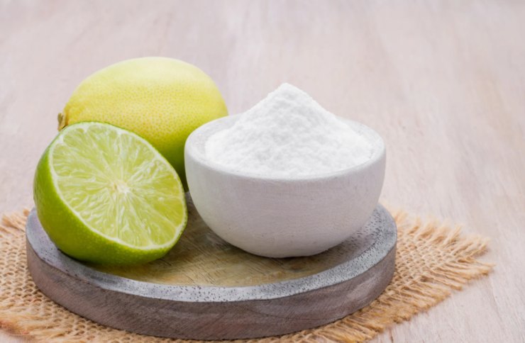 bicarbonato e limone