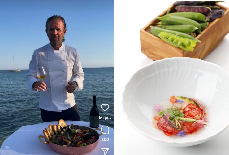 Carlo Cracco al Forte Village e piatti del menu